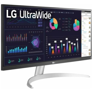 ⁦LG 29" UltraWide USB-C/Speakers/HDMI/White Back⁩ – תמונה ⁦4⁩