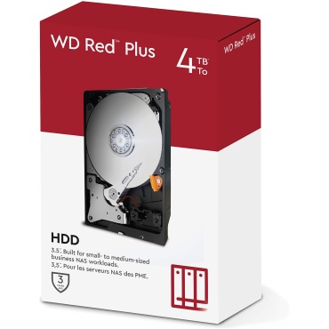 ⁦4TB 128MB SATA III 6GB/s WD40EFPX RED PLUS WD⁩ – תמונה ⁦5⁩