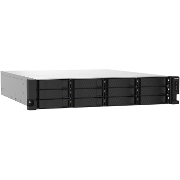 ⁦QNAP NAS 12BAY 2U Rackmount Cortex-A57 4-core 1.7GHz + 4GB RAM⁩ – תמונה ⁦4⁩