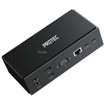 ⁦USB/USB-C DUAL DISPLAY Docking Station PROTEC⁩ – תמונה ⁦2⁩