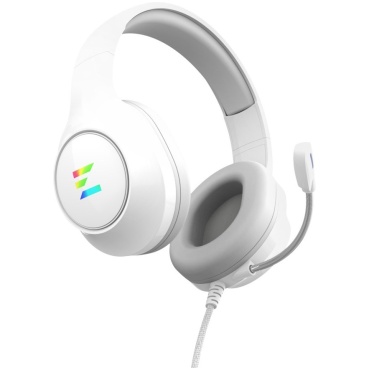⁦ZALMAN GAMING HEADSET WHITE 7.1 Surround ZM-HPS310 RGB⁩ – תמונה ⁦4⁩