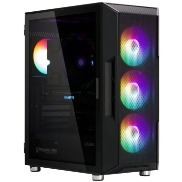 CASE ZALMAN MID TOWER I3 NEO TEMPERED GLASS Black