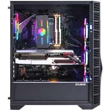 ⁦CASE ZALMAN MID TOWER N4 REV.1 RGB TEMPERED GLASS⁩ – תמונה ⁦3⁩