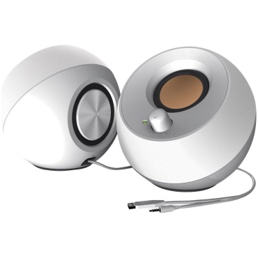 ⁦Creative Pebble Modern Speakers USB - WHITE⁩ – תמונה ⁦3⁩