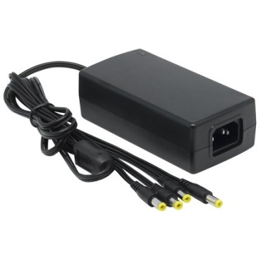 ⁦12V 5A ספק כח שולחני כולל 4 יציאות⁩ – תמונה ⁦2⁩