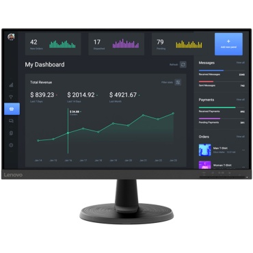 ⁦Lenovo C27-40  27" FHD VGA/HDMI⁩ – תמונה ⁦2⁩