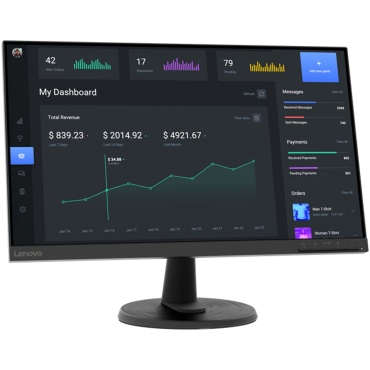 ⁦Lenovo C27-40  27" FHD VGA/HDMI⁩ – תמונה ⁦6⁩