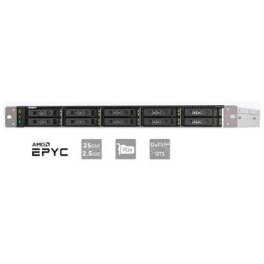 ⁦QNAP NAS 10-BAY NVME ZFS (1U) TS-H1090FU⁩ – תמונה ⁦3⁩