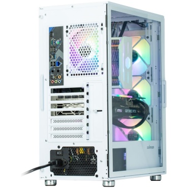 ⁦CASE ZALMAN MID TOWER I3 NEO TEMPERED GLASS White⁩ – תמונה ⁦3⁩