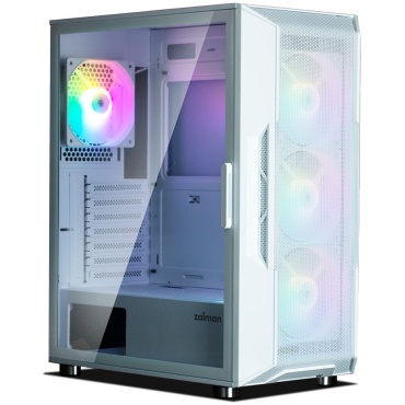 ⁦CASE ZALMAN MID TOWER I3 NEO TEMPERED GLASS White⁩ – תמונה ⁦4⁩