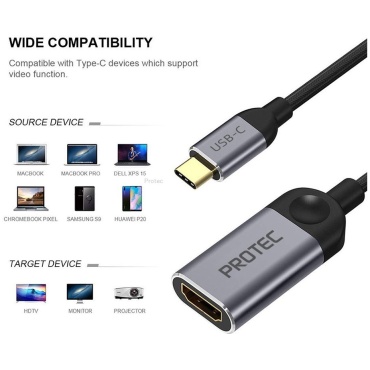 ⁦ADAPTER USB3.1 TYPE C TO HDMI PROTEC⁩ – תמונה ⁦3⁩