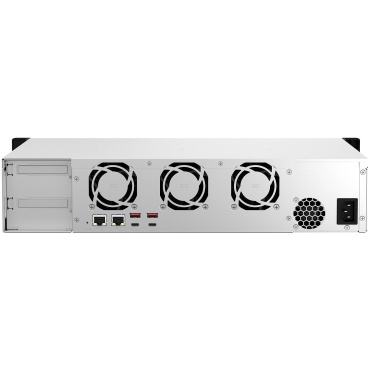 ⁦QNAP NAS 873AeU-RP-4G, 8-Bay NAS,AMD Ryzen, 2*2.5GbE, 2*PS, 2xPCIE⁩ – תמונה ⁦3⁩