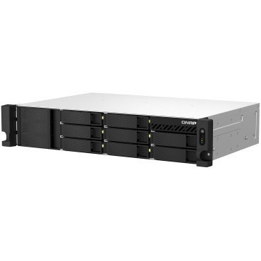 ⁦QNAP NAS 873AeU-RP-4G, 8-Bay NAS,AMD Ryzen, 2*2.5GbE, 2*PS, 2xPCIE⁩ – תמונה ⁦4⁩