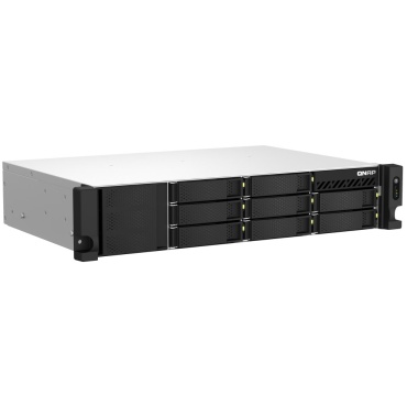 ⁦QNAP NAS 873AeU-RP-4G, 8-Bay NAS,AMD Ryzen, 2*2.5GbE, 2*PS, 2xPCIE⁩ – תמונה ⁦5⁩