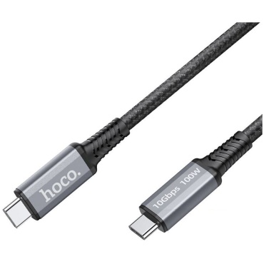 ⁦USB3.1 TYPE-C TO TYPE-C 100W 10Gb CABLE 1M⁩ – תמונה ⁦3⁩