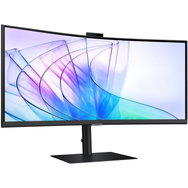 ⁦SAMSUNG 34" CURVED CAMERA+MIC/HDMI/DP/Type-C 90W/SPEAKERS/RJ45/⁩ – תמונה ⁦5⁩