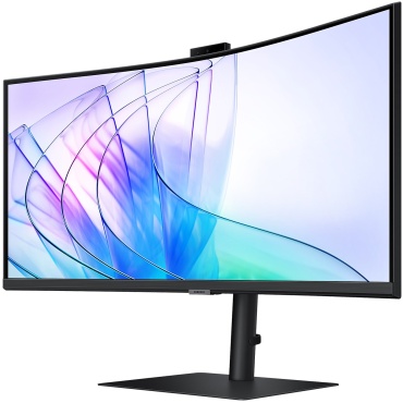 ⁦SAMSUNG 34" CURVED CAMERA+MIC/HDMI/DP/Type-C 90W/SPEAKERS/RJ45/⁩ – תמונה ⁦6⁩