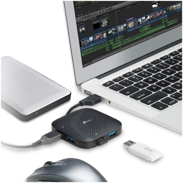 ⁦ТР LINK UH400 НUB 4PORT USB3.0⁩ – תמונה ⁦4⁩