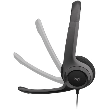 ⁦Logitech USB Headset H390 -graphite⁩ – תמונה ⁦5⁩
