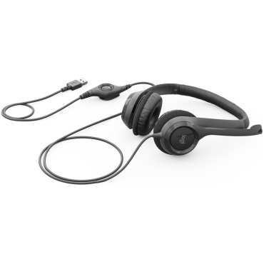 ⁦Logitech USB Headset H390 -graphite⁩ – תמונה ⁦7⁩