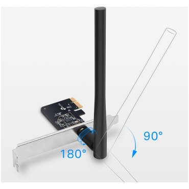 ⁦WIRELESS PCIe AC600 Dual Band Archer T2E TP-LINK⁩ – תמונה ⁦3⁩
