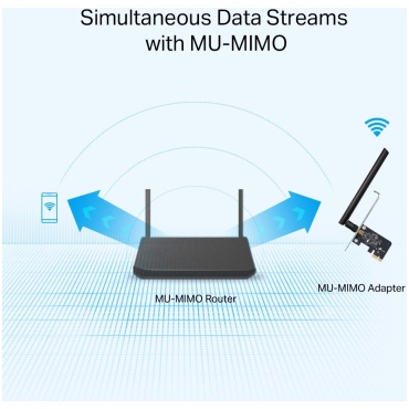 ⁦WIRELESS PCIe AC600 Dual Band Archer T2E TP-LINK⁩ – תמונה ⁦4⁩