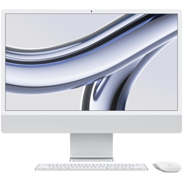 ⁦Apple iMac 24" 4.5K Retina/M3 /8GB/256GB Silver⁩ – תמונה ⁦6⁩