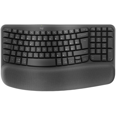 ⁦Logitech Wave Keys Ergonomic Wireless Keyboard⁩ – תמונה ⁦5⁩