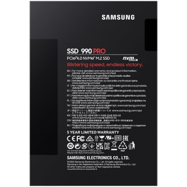 ⁦SAMSUNG SSD 990 PRO 4TB M.2 PCIe 4.0x4 NVMe⁩ – תמונה ⁦3⁩