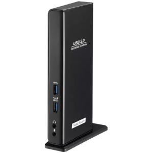USB3.0 Type A/C dual display docking station