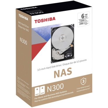 ⁦TOSHIBA N300 6TB NAS HDD/(256MB-7200RPM)⁩ – תמונה ⁦5⁩