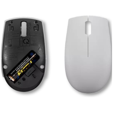 ⁦Lenovo 300 Wireless Compact Mouse (Arctic Grey)⁩ – תמונה ⁦7⁩