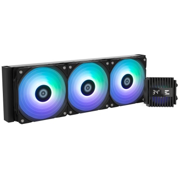 ⁦ZALMAN ALPHA 2 A36 Black LIQUID COOLER 360 MM⁩ – תמונה ⁦6⁩