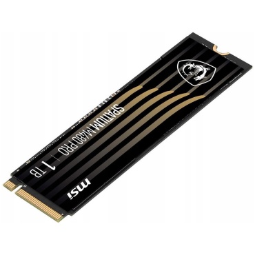 ⁦MSI SSD 1TB SPATIUM M480 Pro 7000/7400 PCIe 4.0 NVMe M.2 2280 5Y⁩ – תמונה ⁦4⁩
