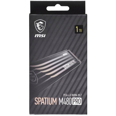 ⁦MSI SSD 1TB SPATIUM M480 Pro 7000/7400 PCIe 4.0 NVMe M.2 2280 5Y⁩ – תמונה ⁦7⁩