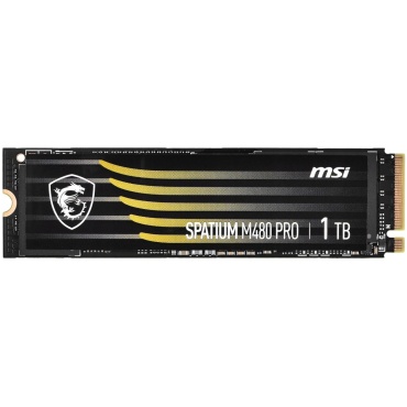 ⁦MSI SSD 1TB SPATIUM M480 Pro 7000/7400 PCIe 4.0 NVMe M.2 2280 5Y⁩ – תמונה ⁦2⁩