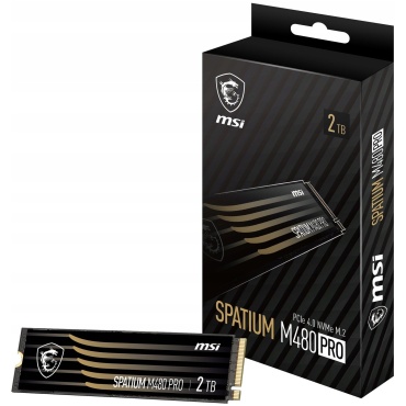 ⁦MSI SSD 2TB SPATIUM M480 Pro 7000/7400 PCIe 4.0 NVMe M.2 2280 5Y⁩ – תמונה ⁦3⁩