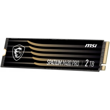 ⁦MSI SSD 2TB SPATIUM M480 Pro 7000/7400 PCIe 4.0 NVMe M.2 2280 5Y⁩ – תמונה ⁦2⁩