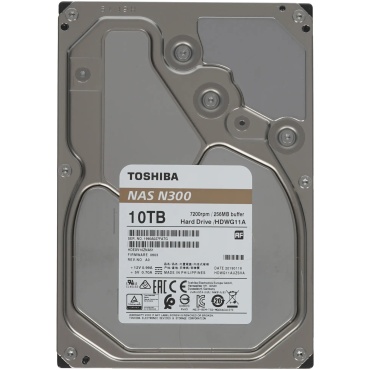 ⁦TOSHIBA N300 10TB NAS HDD/(256MB-7200RPM)⁩ – תמונה ⁦6⁩