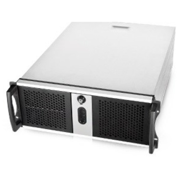 ⁦CASE CHENBRO Rackmount 4U 3*5.25 17.5" Compact Industrial Server Chassis⁩ – תמונה ⁦4⁩