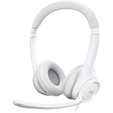 ⁦Logitech USB Headset H390 - White⁩ – תמונה ⁦2⁩