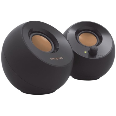 ⁦Creative Pebble Modern Speakers USB - BLACK⁩ – תמונה ⁦2⁩