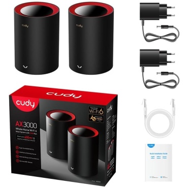 ⁦MESH SYSTEM AX3000 2.5G h Wi-Fi 6 M3000 Cudy (2 pack)⁩ – תמונה ⁦3⁩