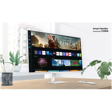 ⁦SAMSUNG 32" SMART/WHITE/FLAT/HDMIx2USBx2⁩ – תמונה ⁦7⁩