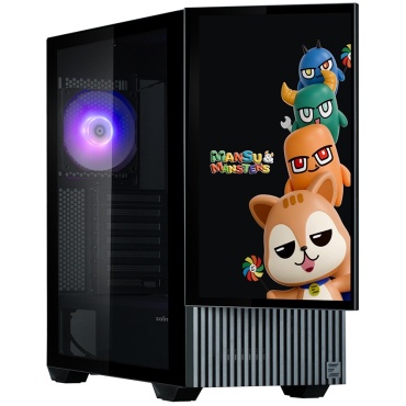 ⁦CASE ZALMAN ATX MID-TOWER Z10 DS Black⁩ – תמונה ⁦6⁩