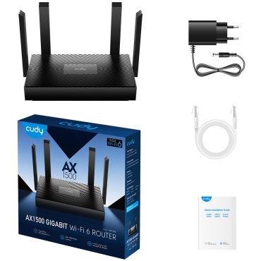⁦ROUTER AX1500 Dual Band Wi-Fi 6 Cudy⁩ – תמונה ⁦4⁩