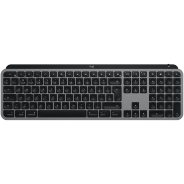 ⁦Logitech MX Keys S Wireless Keyboard For Mac Space Gray⁩ – תמונה ⁦2⁩