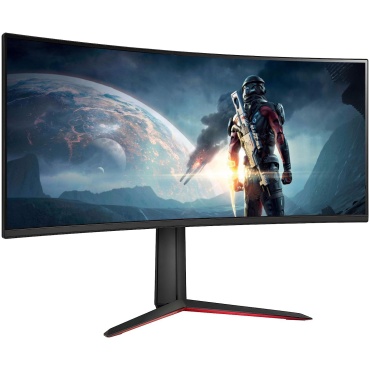 ⁦LG 34" CURVED/WQHD/160HZ/1MS/HDMIx2⁩ – תמונה ⁦7⁩