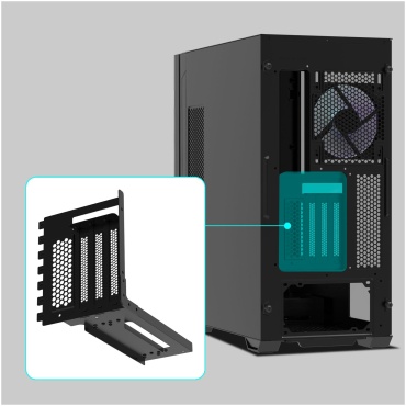 ⁦CASE ZALMAN ATX MID-TOWER Z10 DS Black⁩ – תמונה ⁦7⁩
