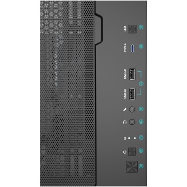 ⁦CASE ZALMAN ATX MID-TOWER Z10 DS Black⁩ – תמונה ⁦9⁩